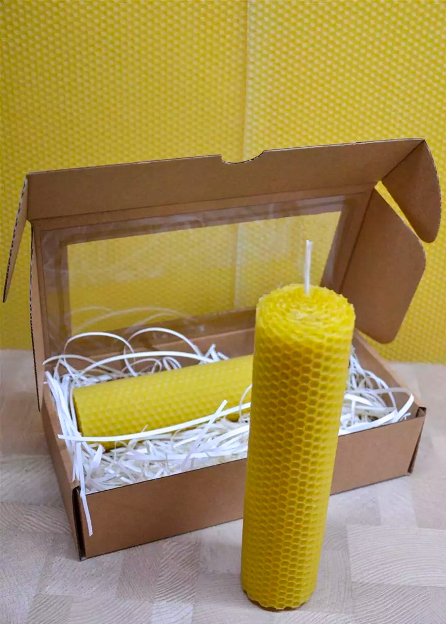 Handrolled Foundation Beeswax Candle