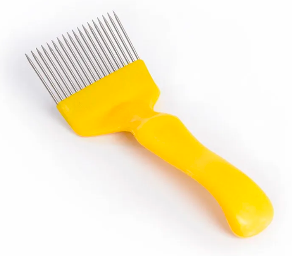 Uncapping fork (Straight or bent needle)