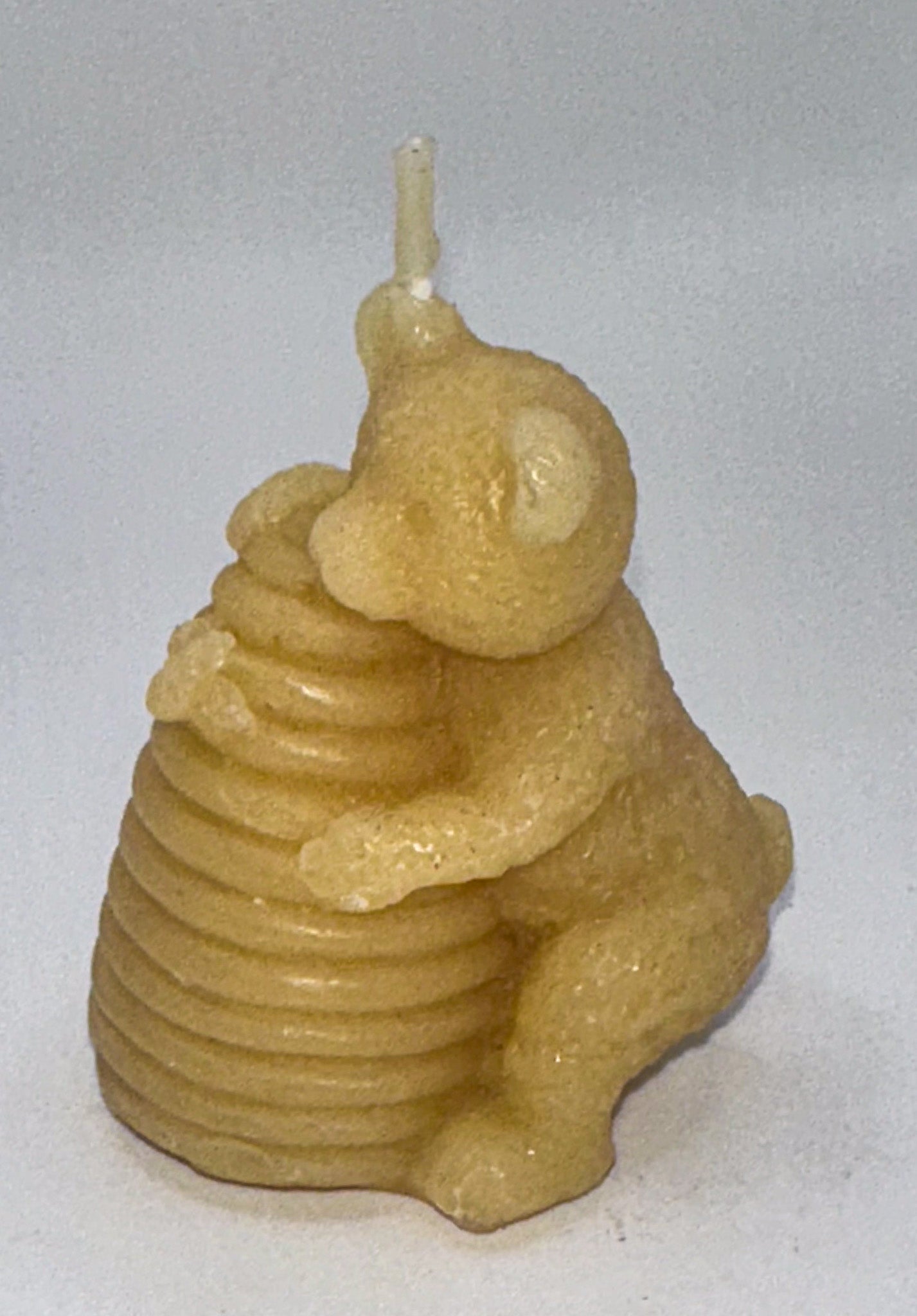 Bear with Hive Beeswax Candle