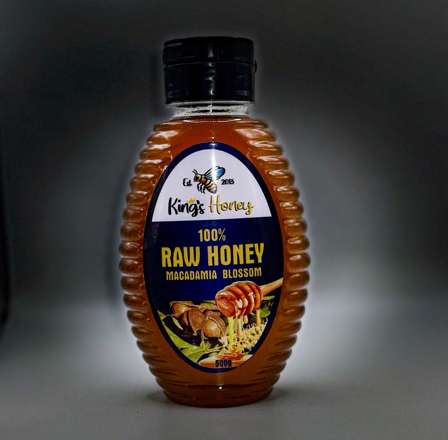 100% Pure Raw Honey 500g Squeeze Bottle