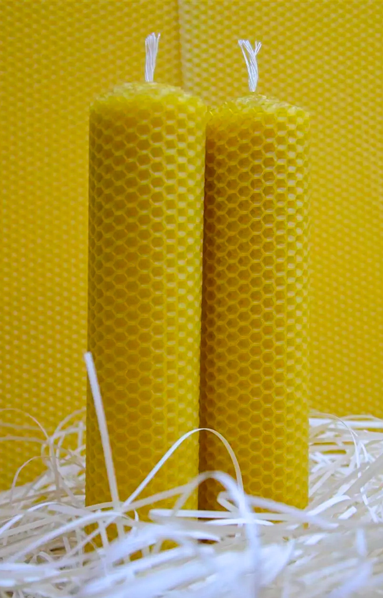 Handrolled Foundation Beeswax Candle