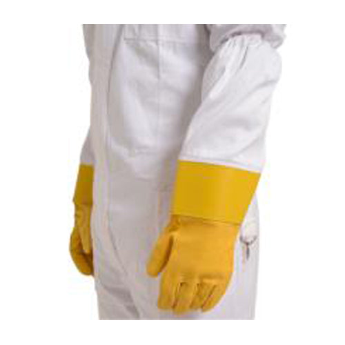 Leather Gloves (L - 4XL) Yellow leather